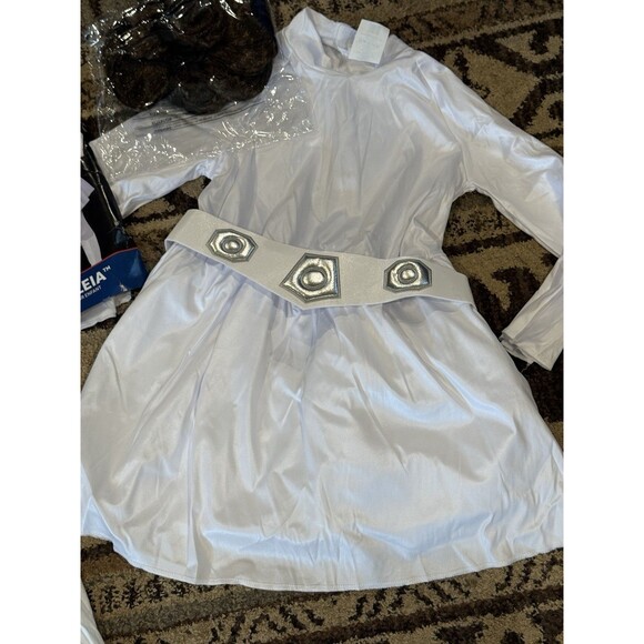 Star Wars Disney princess Leia deluxe costume M medium 8–10 Halloween Girls - Picture 3 of 4